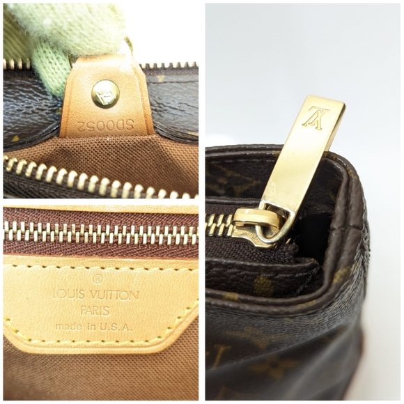 Bundle Authentic Louis Vuitton Cabas Piano monogram Tote shoulder Bag and wallet - Picture 16 of 16